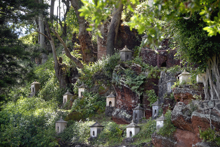 Sacred shrines at Lawai International Center